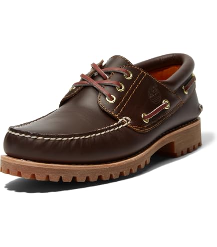 Amazon.com: Timberland Men's Authentic 3-Eye Lug Handsewn Boat
